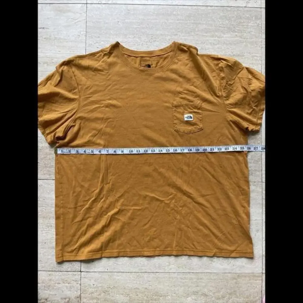 The North Face Shirt Mens 2XL Short Sleeve T Orange‎ Brown Cotton